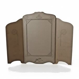 Jele Studio Chicago VTG Art Nouveau Photo Folder Frame Trifold Embossed 1900-20s